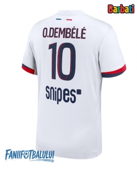 Paris Saint-Germain Ousmane Dembele #10 Tricou Fotbal Replică 2025-26 Barbati Deplasare